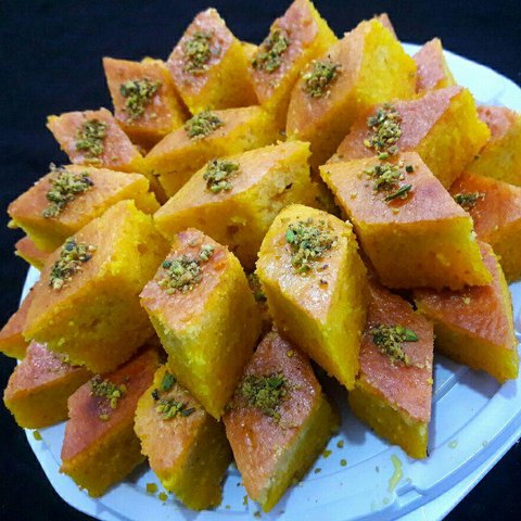 طرز تهیه کیک باقلوا کیک باقلوا