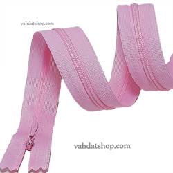 زیپ مخفی 50 سانت دنده 3 صورتی کد 513