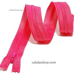 زیپ مخفی 50 سانت دنده 3 سرخابی کد 516 بسته ای