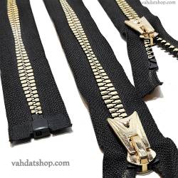 زیپ استخوانی 75 دنده 8 طلایی فانتزی