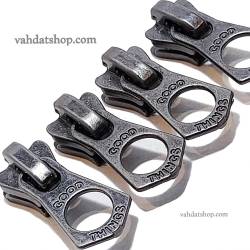 سرزیپ استخوانی 5 دودی بسته ای