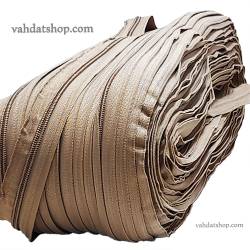 زیپ طاقه ای کرم سیر 200 یاردی