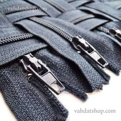 زیپ 20 سانت دنده 3 سرمه ای کد 169