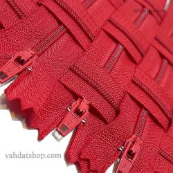 زیپ 20 سانت دنده 3 قرمز کد 519