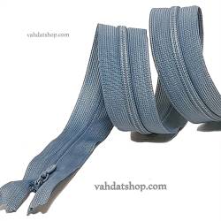 زیپ مخفی 50 سانت دنده 3 طوسی کد 210