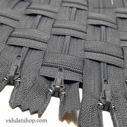 زیپ 20 سانت دنده 4 طوسی کد 155