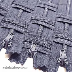 زیپ 20 سانت دنده 4 سرمه ای کد 169 بسته ای