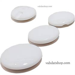 دکمه 4 سایز پایه تونلی سفید