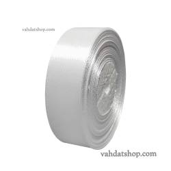 روبان ساتن 2.5 سانت سفید 3001