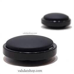 دکمه 2 سایز تونلی مخملی مشکی