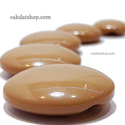 دکمه 5 سایز ساده تونلی نسکافه ای