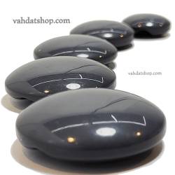 دکمه 5 سایز ساده تونلی دودی