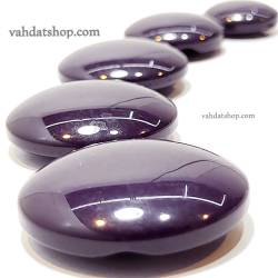 دکمه 5 سایز ساده تونلی بادمجانی