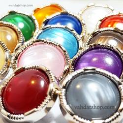 دکمه شومیزی طرح دور طلایی