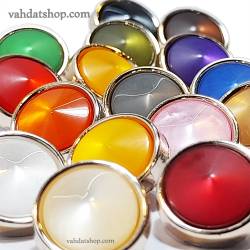 دکمه شومیزی طرح ساده دور طلایی