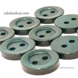 دکمه پیراهن مردانه صدفی سبز کله غازی