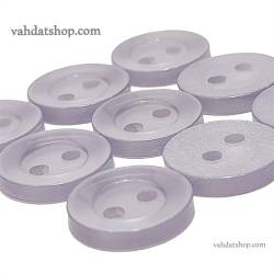 دکمه پیراهن مردانه صدفی نقره ای