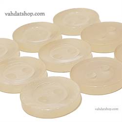 دکمه پیراهن مردانه صدفی کرم