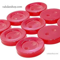 دکمه پیراهن مردانه صدفی سرخابی