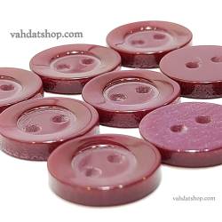 دکمه پیراهن مردانه صدفی زرشکی