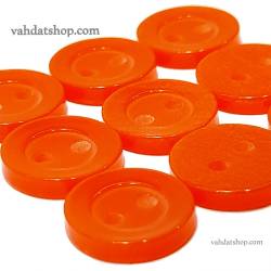 دکمه پیراهن مردانه صدفی نارنجی