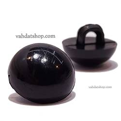 دکمه فندقی مشکی سایز 18