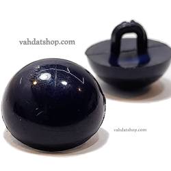 دکمه فندقی سرمه ای سایز 20