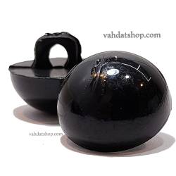 دکمه فندقی مشکی سایز 24