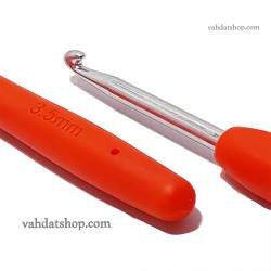 قلاب بافتنی دسته ژله ای سایز 3.5