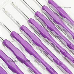 قلاب بافتنی دسته ژله ای سایز 2/5