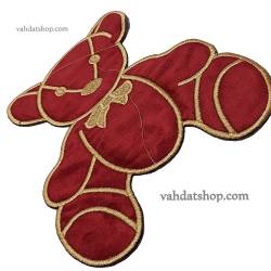 تکه دوزی حرارتی خرس بزرگ تک رنگ