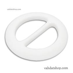 سگک گرد 2.5 سانت سفید