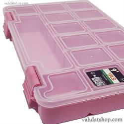 جعبه ابزار اورگانایزر صورتی 9 اینچ 