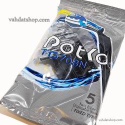 تیغ ژیلت صابون دار2 لبه 5 تایی