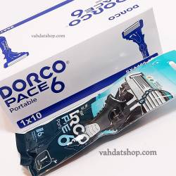 تیغ ژیلت 6 لبه DORCO اصل بسته