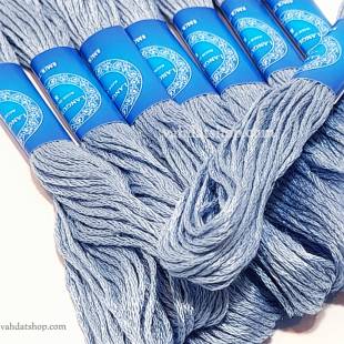 نخ کوبلن نقره ای آبی