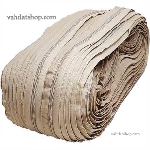 زیپ طاقه ای کرم 200 یاردی