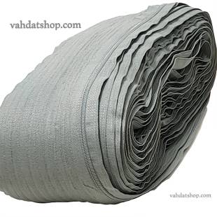 زیپ طاقه ای طوسی  200 یاردی کد 1