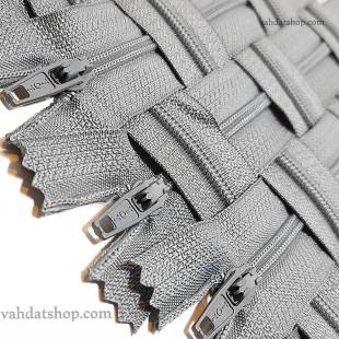 زیپ 20 سانت دنده 3 طوسی کد 307