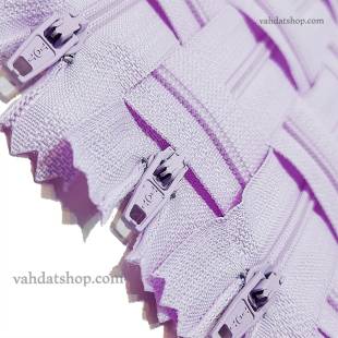 زیپ 20 سانت دنده 3 یاسی کد 552 بسته ای