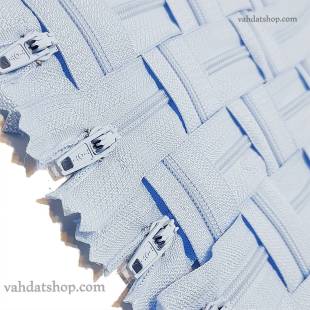 زیپ 20 سانت دنده 3 آبی کد 351 بسته ای