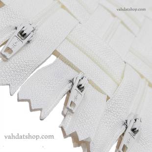 زیپ 20 سانت دنده 3 شیری کد 121