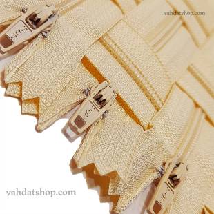 زیپ 20 سانت دنده 3 کرم کد 125