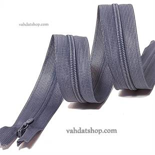 زیپ مخفی 50 سانت دنده 3 طوسی کد 155 بسته ای