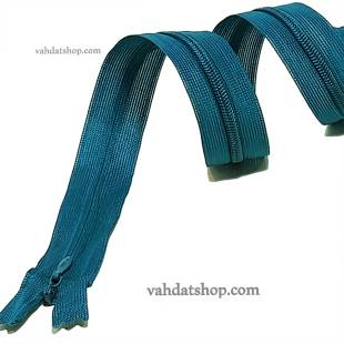 زیپ مخفی 50 سانت دنده 3 سبز کد 908 بسته ای