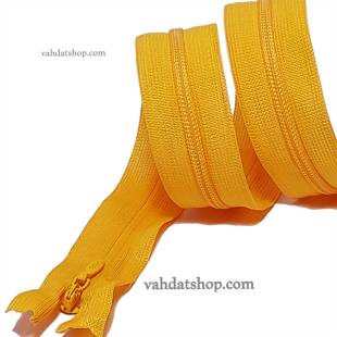 زیپ مخفی 50 سانت دنده 3 زرد کد 056 بسته ای