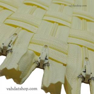 زیپ 20 سانت دنده 4 کرم کد 099