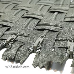 زیپ 20 سانت دنده 4 سبز کد 194