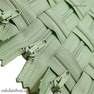 زیپ 20 سانت دنده 4 سبز کد 110