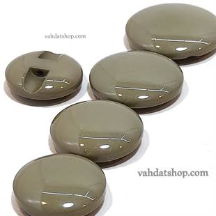 دکمه 4 سایز پایه تونلی سبز زیتونی
